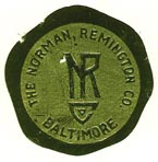 The Norman Remington Co., Baltimore, Maryland (23mm dia.).
