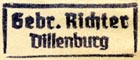 Gebrüder Richter, Dillenburg, Germany (23mm x 9mm, after 1937). Courtesy of Robert Behra.