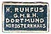 H. Ruhfus, Dortmund, Germany (11mm x 7mm, ca.1925). Courtesy of Michael Kunze.