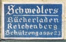 Schwedlers Bucherladen, Reichenberg, Germany (21mm x 13mm). Courtesy of Robert Behra.