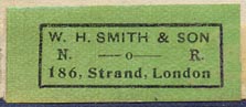 W.H. Smith & Son, London, England (35mm x 15mm).