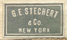 G.E. Stechert & Co., New York (20mm x 9mm, ca.1914)