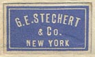 G.E. Stechert & Co., New York (21mm x 12mm, ca.1910)