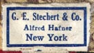G.E. Stechert & Co., New York (22mm x 13mm, after 1921)
