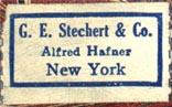 G.E. Stechert & Co., New York (25mm x 15mm)