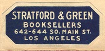Stratford & Green, Booksellers, Los Angeles, CA (35mm x 16mm).