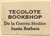 Tecolote Bookshop, Santa Barbara, California (27mm x 18mm). Courtesy of Donald Francis.