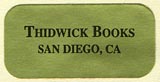Thidwick Books, San Diego, California (25mm x 13mm, ca.1990s).