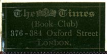 The Times Book Club, London, England (34mm x 16mm). Courtesy of Robert Behra.
