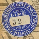 Casa Editrice Dottor Francesco Vallardi, Milano (21mm dia., ca.1909).