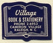 Village Book & Stationery, Raleigh, North Carolina (28mm x 22mm). Courtesy of Sarah Faragher.
