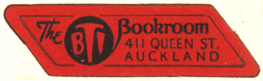 The B.T.I. Bookroom [Bible Training Institute], Auckland, New Zealand (35mm x 12mm). Courtesy of Siobhan McCormack.