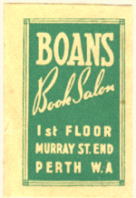 Boans Book Salon [department store], Perth, Australia (15mm x 35mm). Courtesy of Siobhan McCormack.