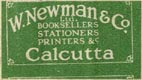 W. Newman & Co., Calcutta, India (24mm x 13mm). Courtesy of Steve Trussel.