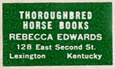 Thoroughbred Horse Books, Lexington, Kentucky.  Courtesy of Michael Floreani.