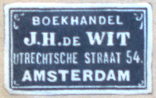 J.H. de Wit, Amsterdam, Netherlands (25mm x 15mm, c.1926). Courtesy of Robert G. Hill.