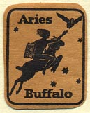 Aries Press [?], Buffalo, NY (20mm x 26mm)