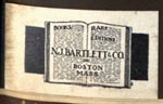 N.J. Bartlett & Co, Boston Mass (23mm x 13mm)