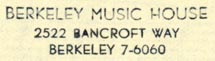 Berkeley Music House, Berkeley, California (inkstamp, 34mm x 8mm)