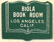 Biola Book Room, Los Angeles, California (28mm x 22mm). Courtesy of Donald Francis.
