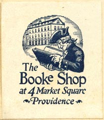 The Booke Shop, Providence, Rhode Island (35mm x 41mm). Courtesy of R. Behra.