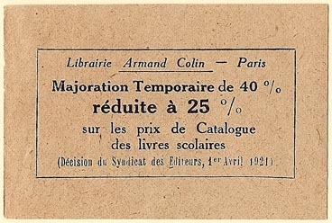 Librairie Armand Colin, Paris, France (60mm x 40mm)