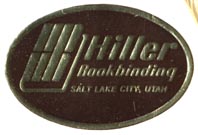 Hiller Bookbinding Co., Salt Lake City [Utah] (32mm x 21mm)
