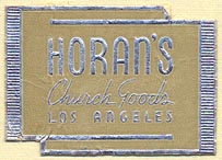 Horan's Church Goods, Los Angeles (33mm x 24mm). Courtesy of Donald Francis.
