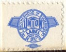 International Brotherhood of Bookbinders (21mm x 16mm, ca.1957)