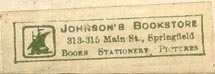 Johnson's Bookstore, Springfield, MA (35mm x 10mm, ca.1910)