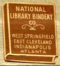 National Library Bindery Co.,  [several locations] (19mm x 20mm, after 1928)