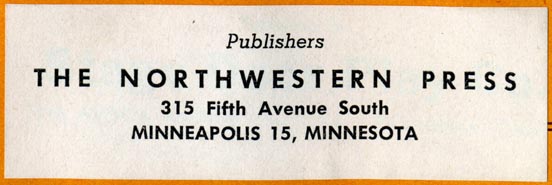 The Northwestern Press, Minneapolis, Minnesota (92mm x 30mm, ca.1950s)