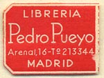 Libreria Pedro Pueyo, Madrid, Spain (23mm x 17mm)