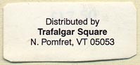 Trafalgar Square Books, Books on Horses, North Pomfret, Vermont (32mm x 15mm)