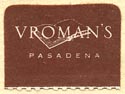 Vroman's, Pasadena, California (20mm x 14mm, ca.1960s?)