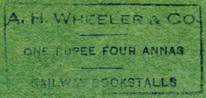 A.H. Wheeler & Co., India (47mm x 22mm)