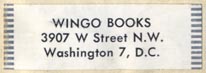 Wingo Books, Washington, DC (33mm x 13mm)
