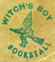 Witch's Boy Bookstall, [?] (29mm dia.). Courtesy of Robert Behra.