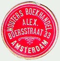 Wouters Boekhandel, Amsterdam, Netherlands (20mm dia., ca.1930). Courtesy of Michael Kunze.